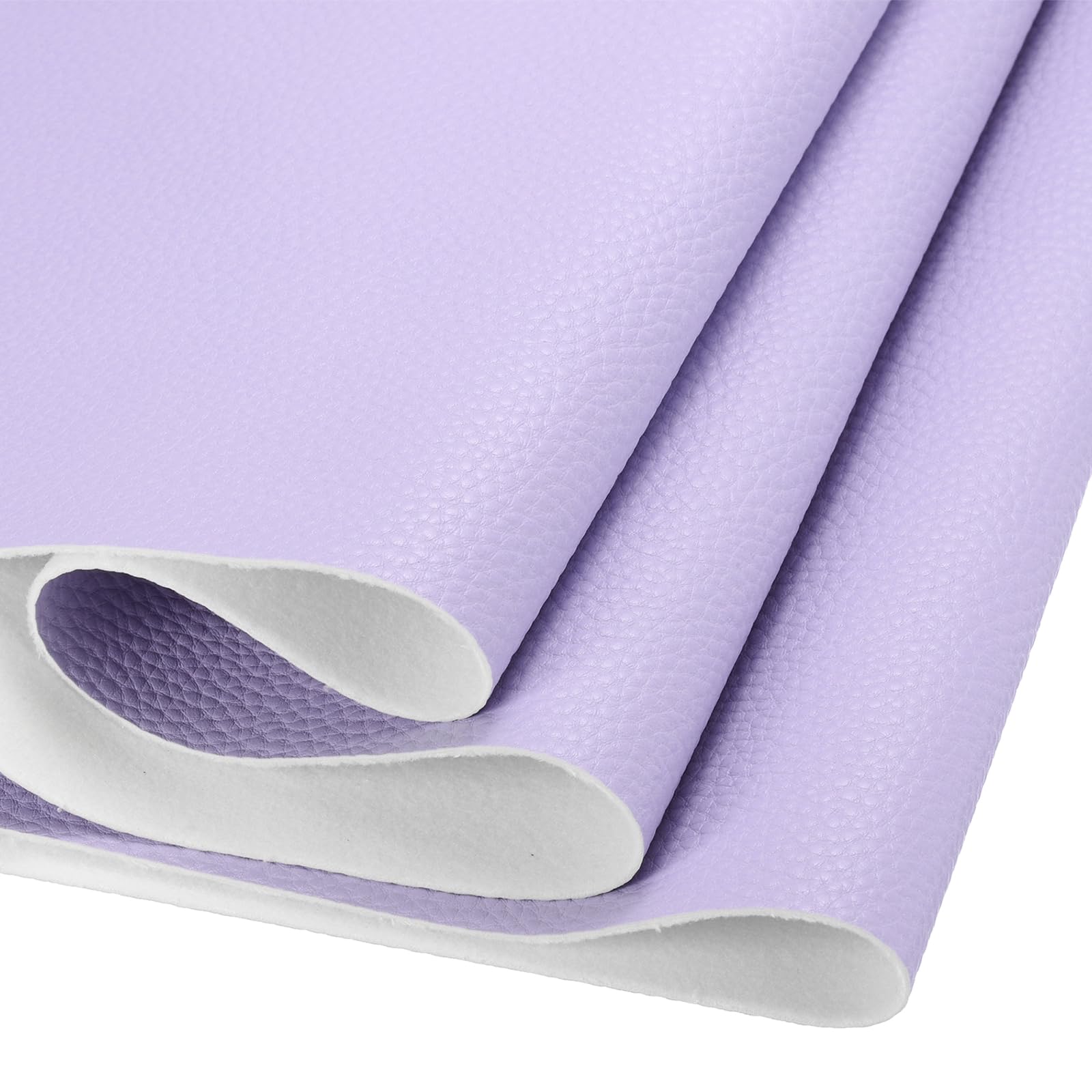 DMiotech 1 Pack 14 Inch x 53 Inch Faux Leather Strip Furniture Cover Soft Grain Purple PU Leather Roll for Handmade DIY Craft Projects