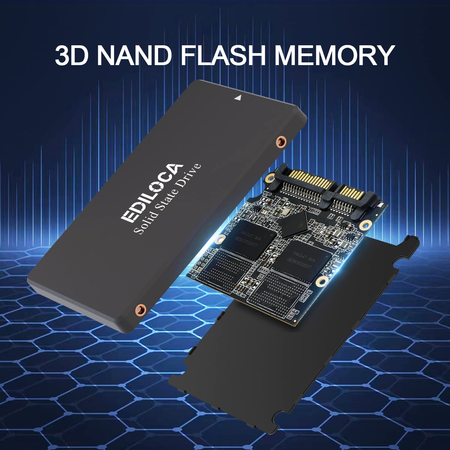 Ediloca 2TB SSD Internal Solid State Drive 2.5