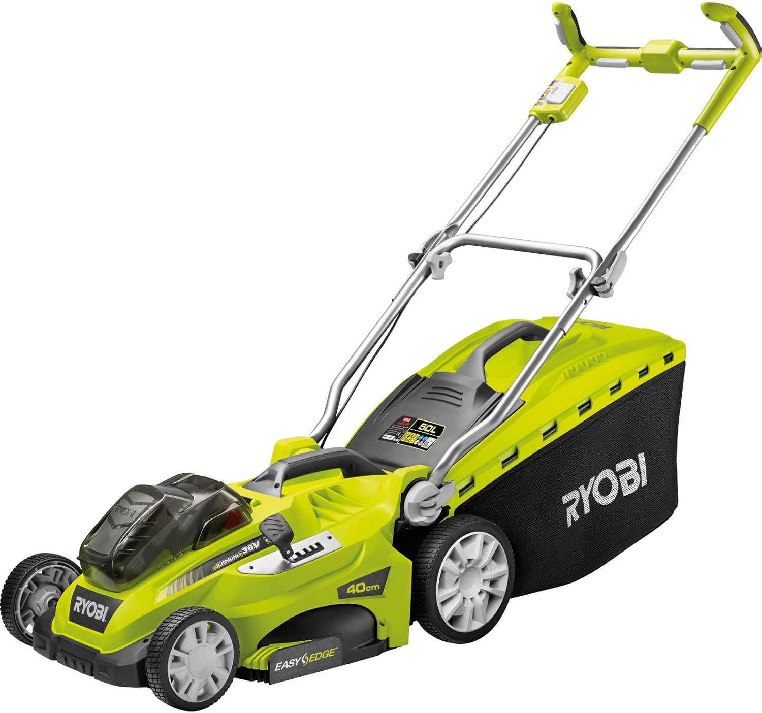 Ryobi RLM18X40H240 ONE+ 36v Cordless Fusion Rotary Lawnmower 400mm Cut