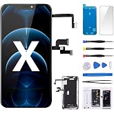 CYKJGS for iPhone X 10 Screen Replacement with Ear Speaker Proximity Sensor | 3D Touch 5.8" LCD Display Digitizer Full Assembly Earpiece Repair Kit Front Glass Kit Front Fix Tool A1865 A1901 A1902