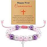 Christian Gifts for Women Faith Based Beaded Bracelet Inspiration Religious Gift for Women First Communion Confirmation Gifts for Daughter Friend Christmas Birthday Gift for Her Jewelry Bracelet