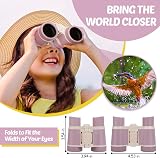 Zinbo Kids Binoculars Pink with Compass & Magnifying Glass Set view 3
