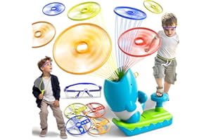 Bennol Outdoor Game Toys for Kids Ages 3-5 4-8, Flying Disc Launcher Outdoor Outside Toys Gifts for 3 4 5 6 7 8 Year Old Boys Kids, Ideas Outside Outdoor Toys for Kids Toddlers Boys Ages 3-5 6-8 4-8