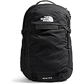 The North Face Router Everyday Laptop Backpack - Daypack, Water Repellent, 17" Laptop Sleeve, Reflective Details, TNF Black/TNF Black-NPF, One Size