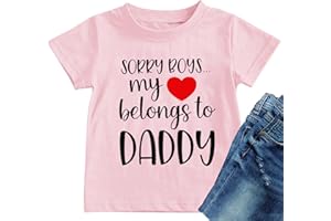 VVNTY Valentine's Day Shirts Toddler Boys Valentine T-Shirt Mommy is My Valentine Tshirt Graphic Tee Tops