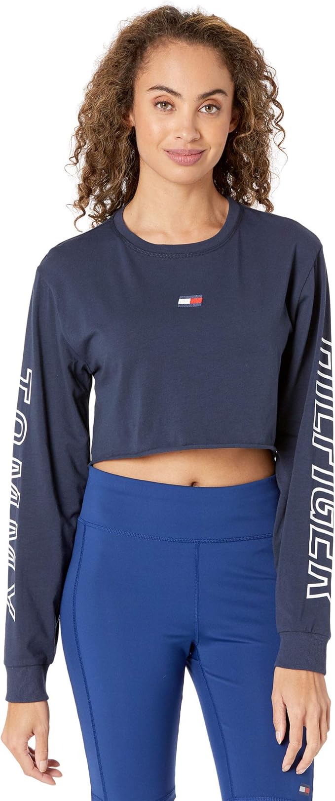 tommy hilfiger cropped tshirt