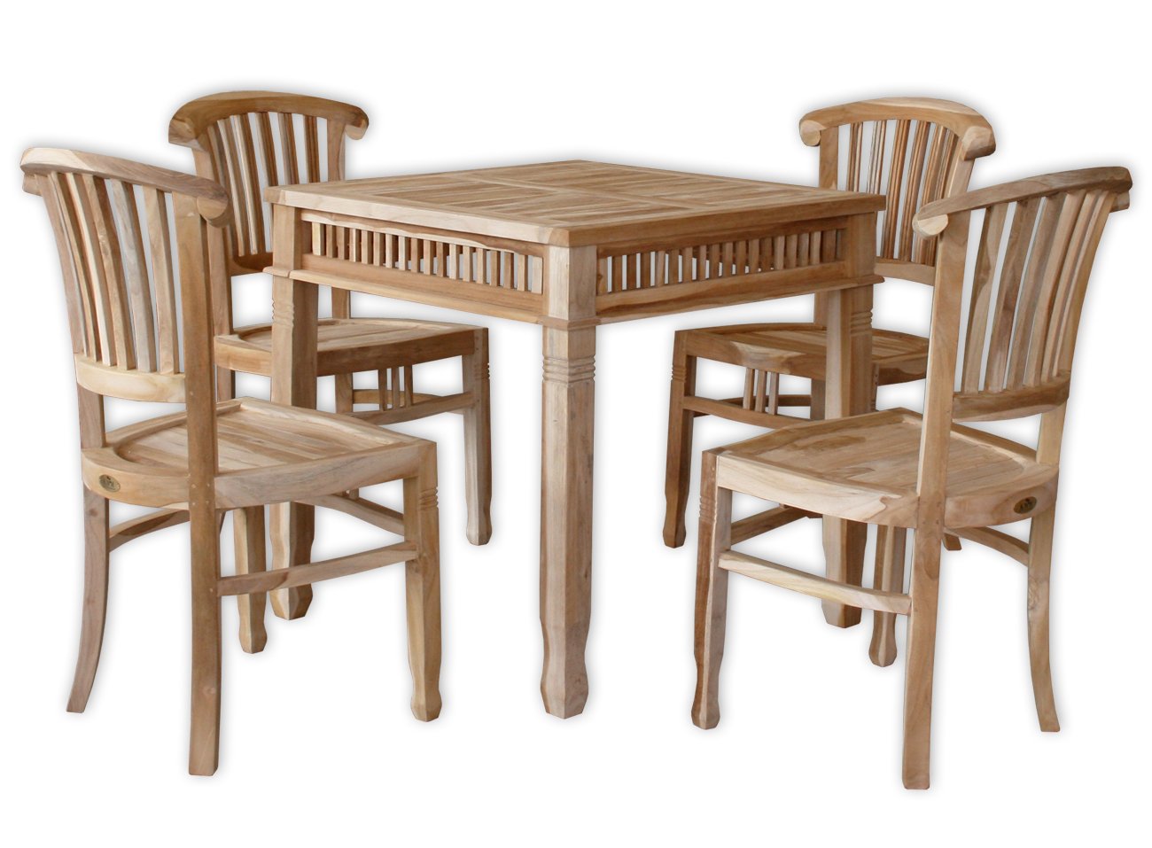 KMH®, Gartensitzgruppe Colonial für 4 Personen (ECHT TEAK) (#102210) kaufen