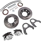 Complete Disc Brake Conversion Kit Replacement for GM 1973-1988 Disk Brake | 10.5 SRW, Replacement for Chevy C20 C30 K20 K30, 14-bolt Rear Ends