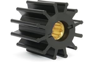 Full Power Plus Impeller for Jabsco 18777-0001 Replacement for Spline Drive