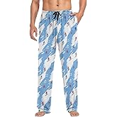 ALAZA Men's Straight-Fit Pajama Pants Sleep Pants Bottoms