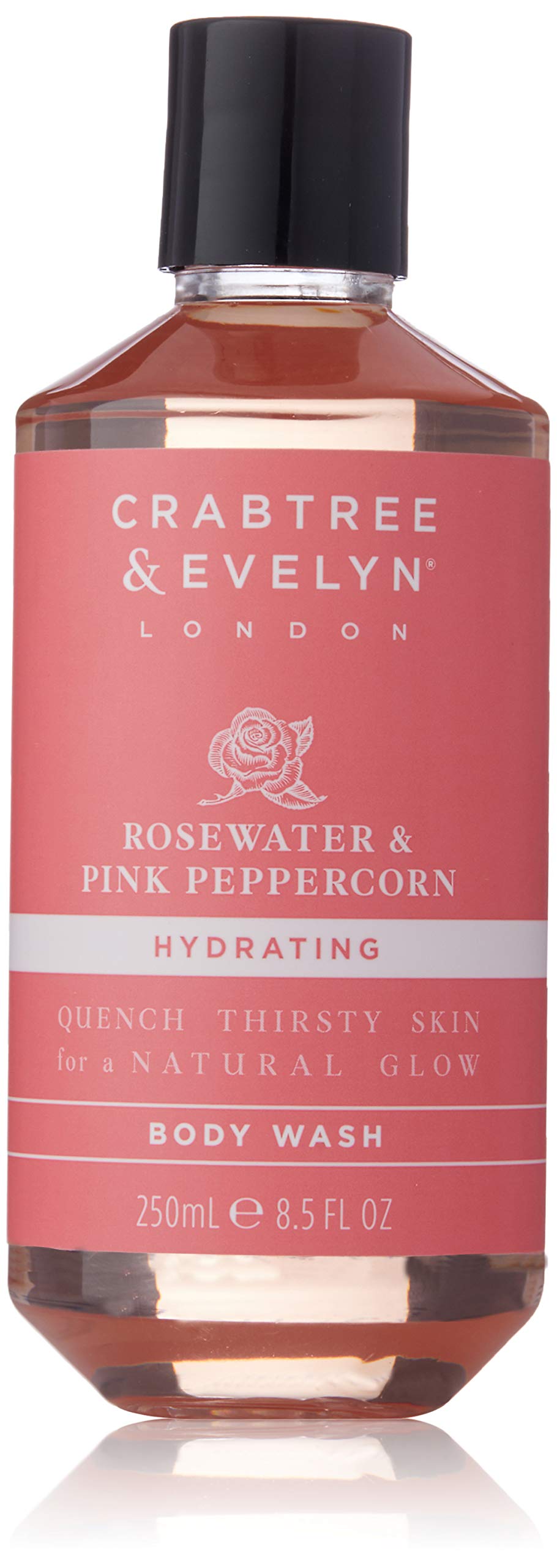 Crabtree & Evelyn Body Lotion, Rosewater, 16.9 Fl Oz