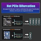 GLOTRENDS PA41 Quad M.2 NVMe to PCIe 4.0 X16 Adapter Soft RAID OS Boot view 5