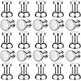 FINDMAG 25 Pack Small Magnets, Refrigerator Magnets Push Pins, Tiny Whiteboard Magnets, Strong Neodynium Fridge Magnets, Powerful Mini Magnets for Crafts, Kitchen, Locker