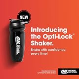Optimum Nutrition Opti-Lock Shaker Bottle 700 ml Leak Proof Lid Flip Cap view 2