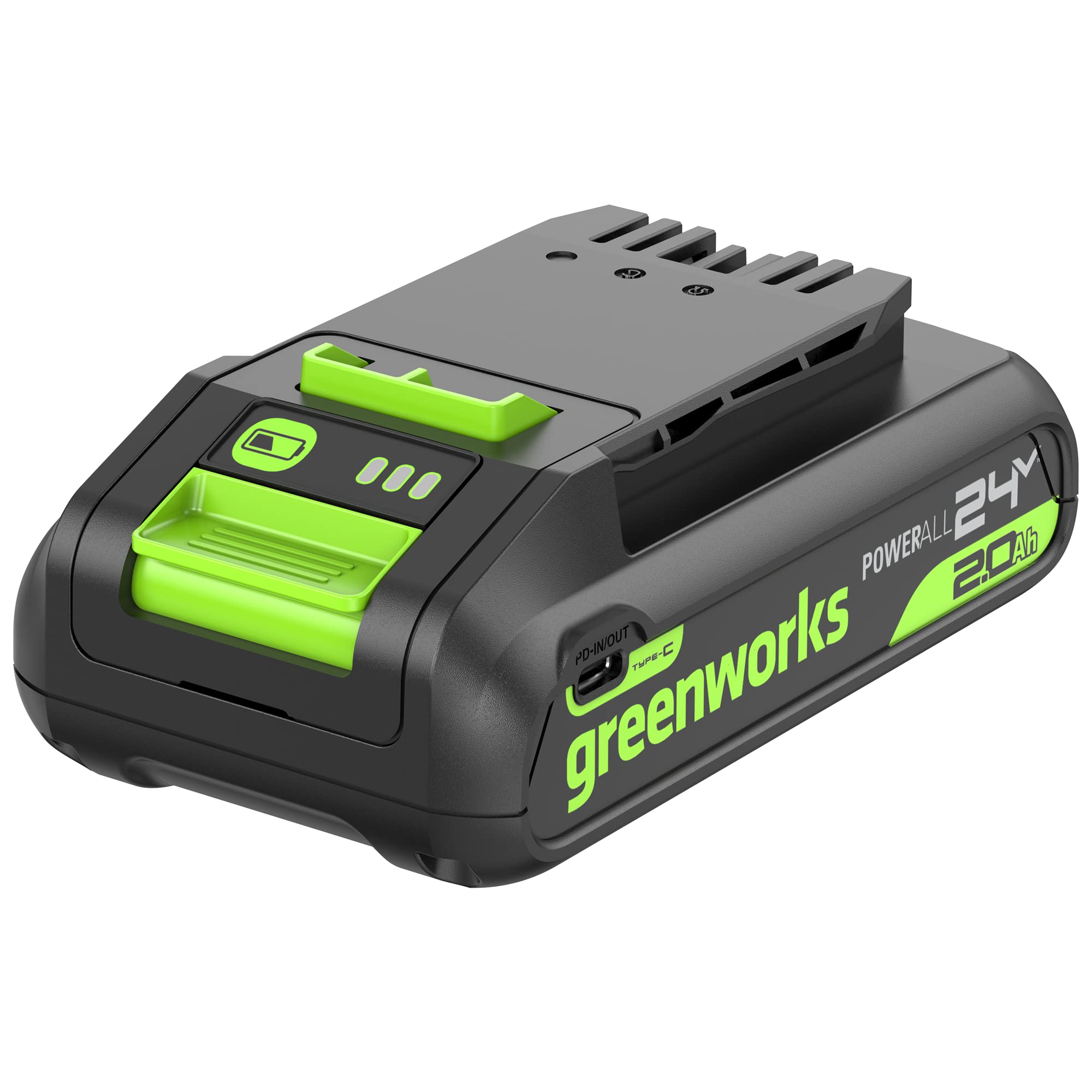 Photo 1 of Greenworks 24V 2.0Ah Battery (Genuine Greenworks Battery / 125+ Compatible Tools)