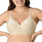 Bali Women's Wireless Bra DF3463, Comfort Revolution Full-Coverage Bras for Women, Moisture-Wicking, Wirefree