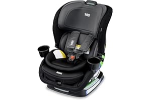 Britax Poplar Convertible Car Seat, 2-in-1 Car Seat with Slim 17-Inch Design, ClickTight Technology, Stone Onyx