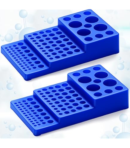 Driak 28-Well Plastic Centrifuge Tube Rack Detachable Tub Racks Used For 10ml, 1
