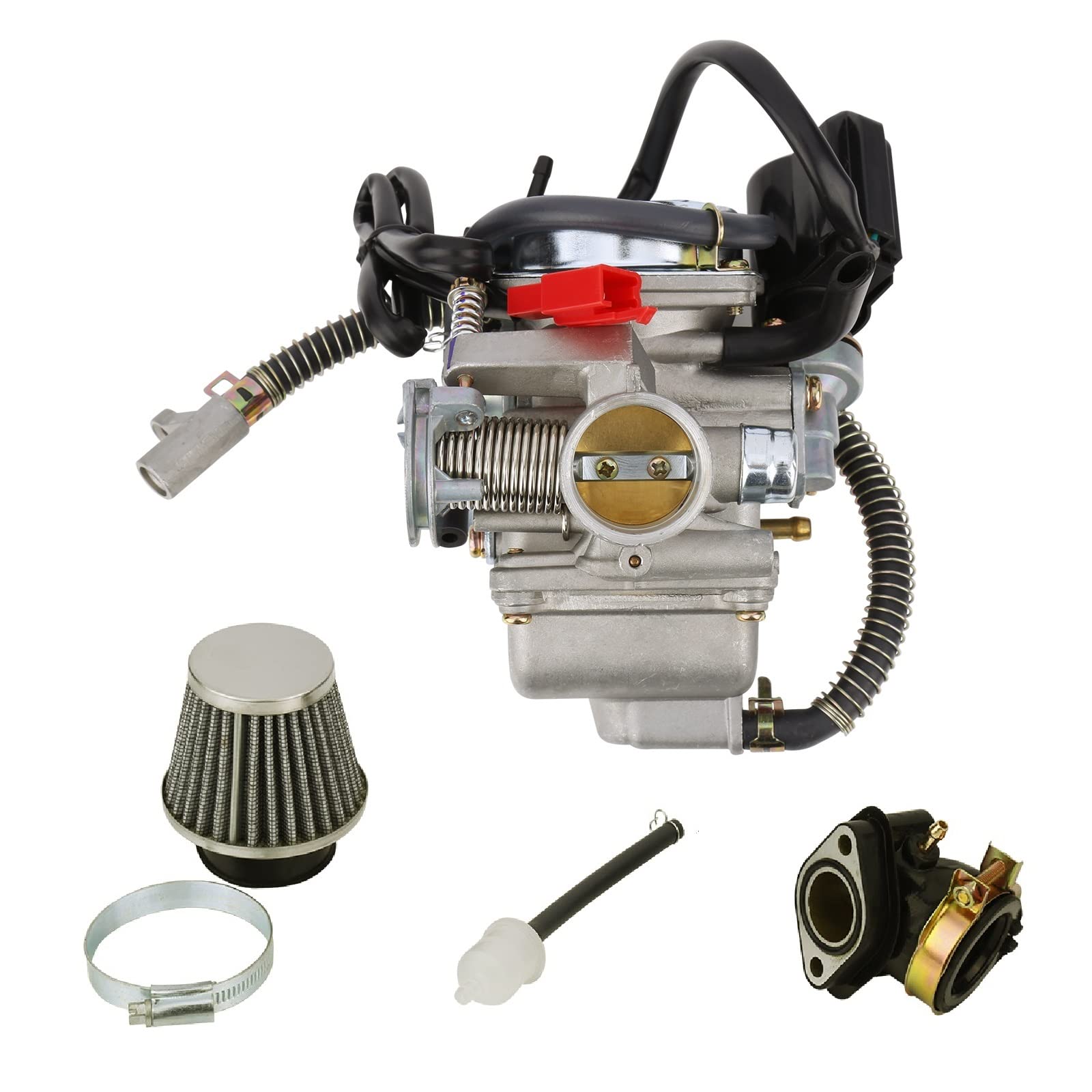 Photo 1 of 150cc Carburetor For GY6 4 Stroke Engine 125cc 150cc Go Karts Scooter QMJ/QMI157 QMJ/QMI152