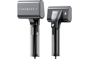 ANTIME Portable Steamer for Clothes, 1200W Handheld 2-in-1 Steamer & Iron - 100ML Large Water Tank, 10s Fast Heat Up, 15mins Steaming Garment Steamer for Travel, Home Use