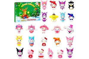 PBNLBFQ Advent Calendar 2025, 24 Days of Surprise Holiday Countdown Calendar Christmas Gifts Fan