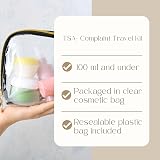 Inese Women's Travel Toiletries Set TSA Approved Mini Kit Carry-On Hospital view 3