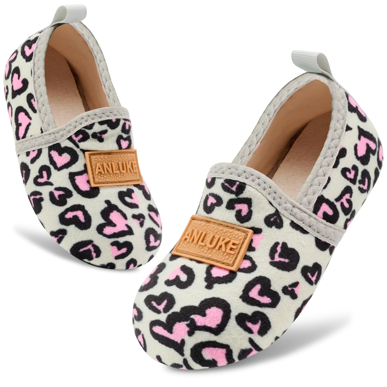 ANLUKE Kids Toddler Slippers Boys Girls Indoor