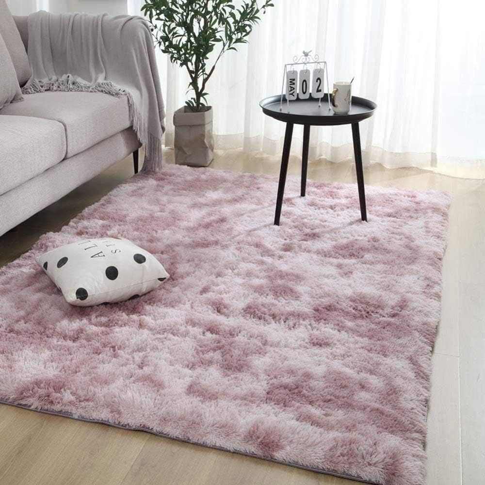 Soft Carpets Living Room Rugs Non Slip Soft Bedroom Floor Mats Shaggy