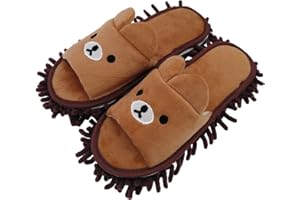 Selric Super Chenille Microfiber Washable Mop Slippers Shoes for Kids, Floor Dust Dirt Hair Cleaner, Multi-sizes Multi-Colors