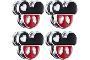 Pangpai Car Hooks 4 Pcs, Cute Rhinestones Car Organizer Interior Accessories, Car Dashboard Decorations Hook for Purse Umbrellas Grocery Bags Handbag