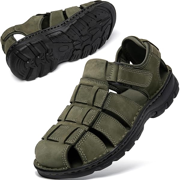 Amazon.com | Avalanche Mens Closed Toe Sandals Strap  display picture 3
