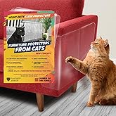Panther Armor Furniture Protector, 8-Pack, Heavy Duty Anti-Scratch Cat Couch Protector, Transparent