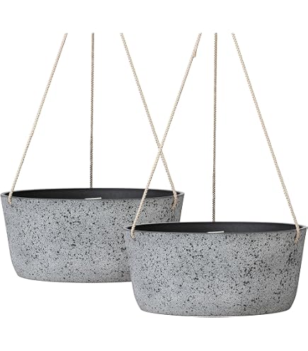Creative Co-Op Übertopf Verzinkt – Rund, 28,6 Cm, Grau & Gold