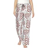 VTHXLOI Christmas Tree Snack Cakes Womens Pajama Pant Sleep Pants With Long Printed Pants Sleepwear