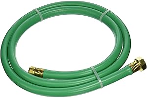 Swan Products LOLH5806FM Hose Reel Leader Hose with Male and Female Connections 6' x 5/8", Green