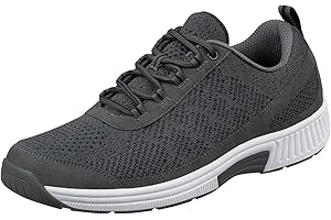 Orthofeet Men's Orthopedic Knit Lava Sneakers