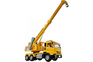 Big Daddy Trucks-Large Sized Friction Powered King Crane which extends to 1 ft Personal Accessories and Toys can be Used on This Truck