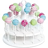 Bakelicious Cake Pop Stand, 24-Piece, White