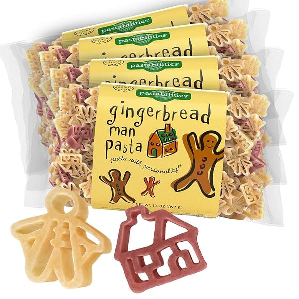 PASTABILITIES FUN SHAPED PASTA FOR KIDS – GINGERBREAD...