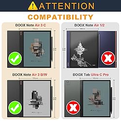 Xuanbeier Case for BOOX Note Air 3 C and B/W E Ink