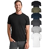 True Classic Mens T-Shirts – Short Sleeve Crew Neck T Shirts for Man, Cotton Blend Plain Novelty Men's T-Shirts