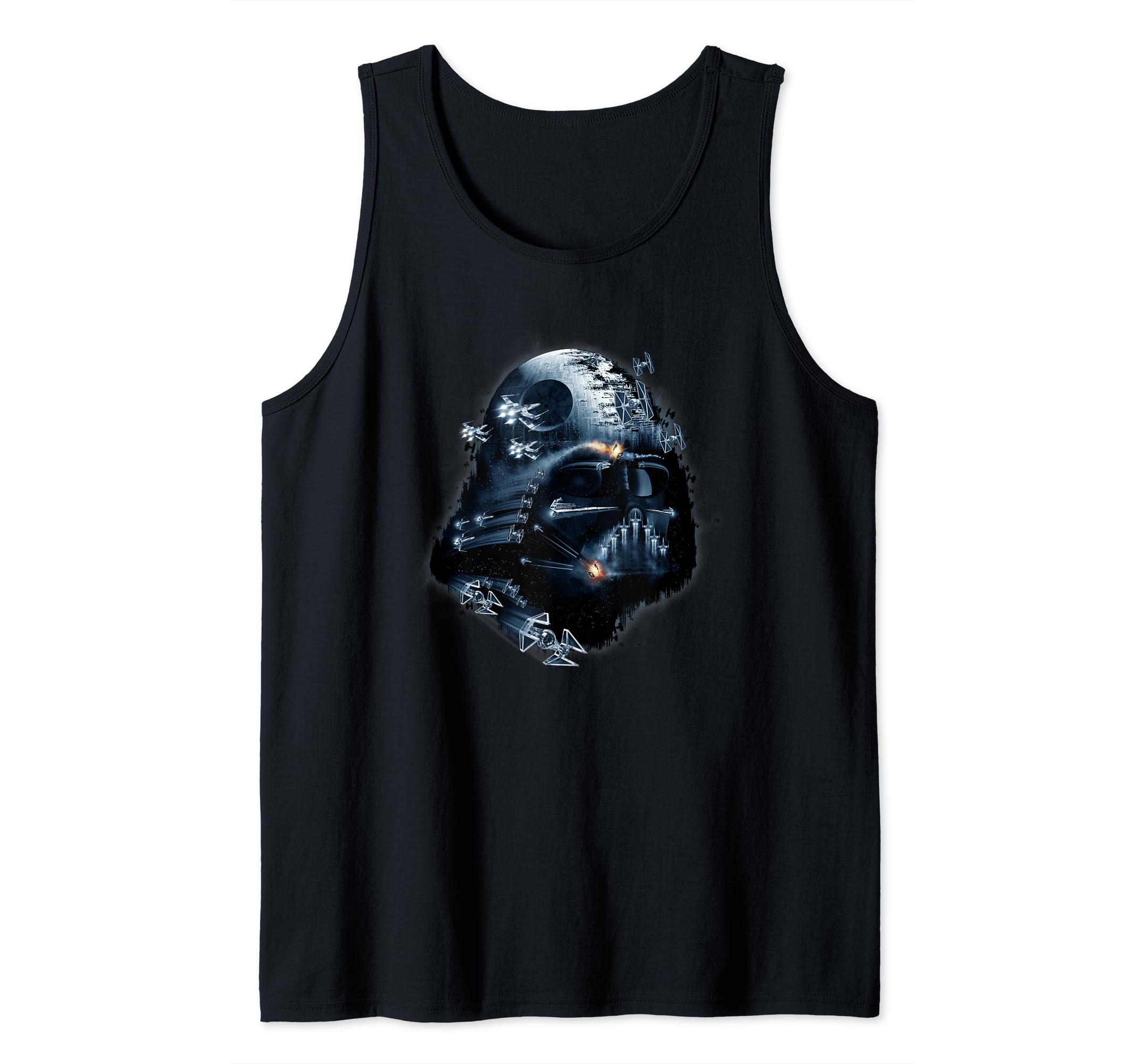 Star Wars Darth Vader Helmet Collage Tank Top
