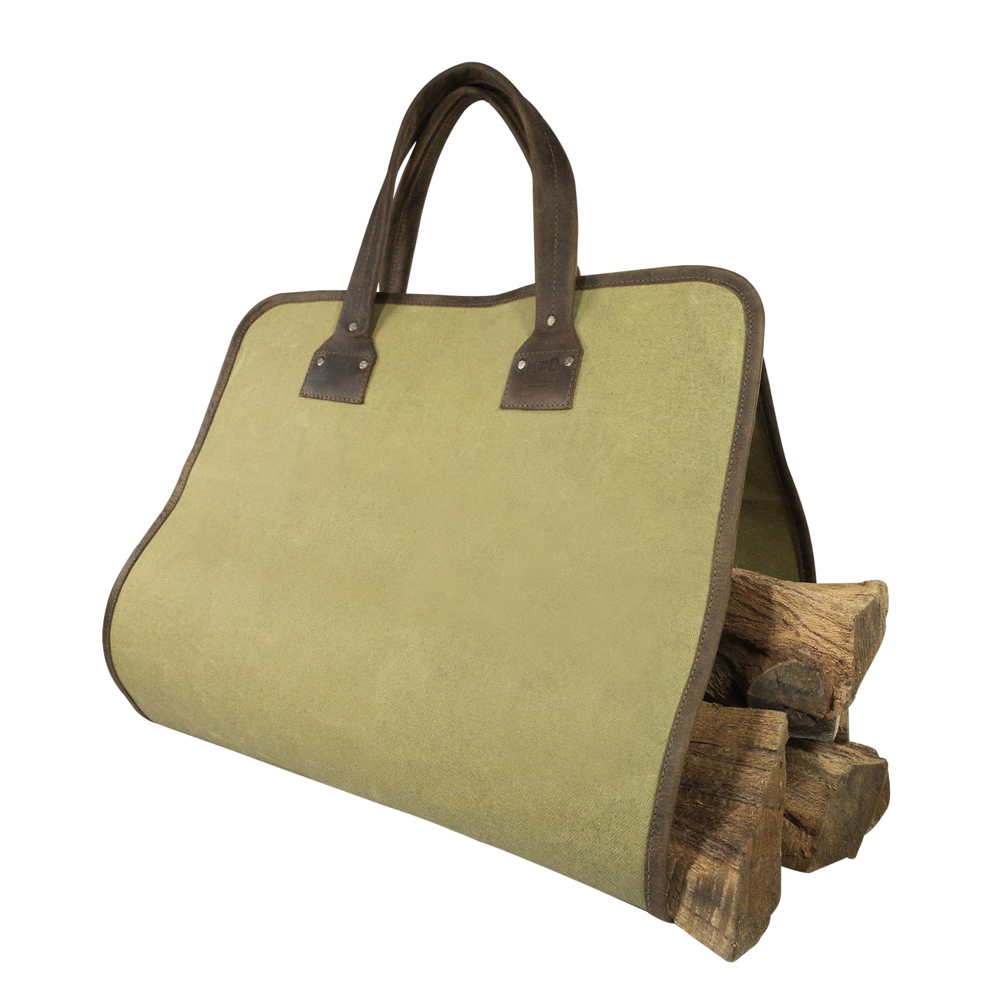 Hide & Drink Waterproof Waxed Canvas Fire Bag Handmade