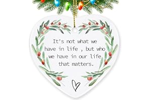 Thinking of You Gifts for Friends, Jocidea Friendship Christmas Ornaments Birthday Gifts for Friend Female Friendship Gifts for Women Xmas Gifts for Women Frined - Christmas Home Decor