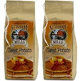New Hope Mills Flavored Pancake Mix- Two 24 oz. Bags- Your Choice of 5 Different Varieties (Sweet Potato)