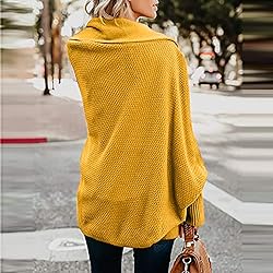 Ladies Sweaters Black 3/4 Sleeve Cardigan for Women