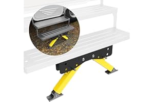 Marudina RV Step Stabilizer Kit,RV Step Support stabilizer for Travel Trailers/5th Wheels/Motorhomes,Solid Metal and Height A