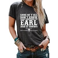 Long Live Cowboys T-Shirt Donna Western Vintage – Stampa Divertente Country – Beige M