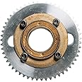 55T Teeth Chain Wheel Sprocket for 25# with 7/8" Axle Shaft Free Wheel ratcheting Adapter for Go Kart Scooter MiniBike eBike Rear Sprocket Gear for #25 Roller Chain