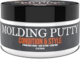 Uncle Jimmy Molding Putty 2 oz Hair Styling Wax Clay Strong Hold Sculpt view 6